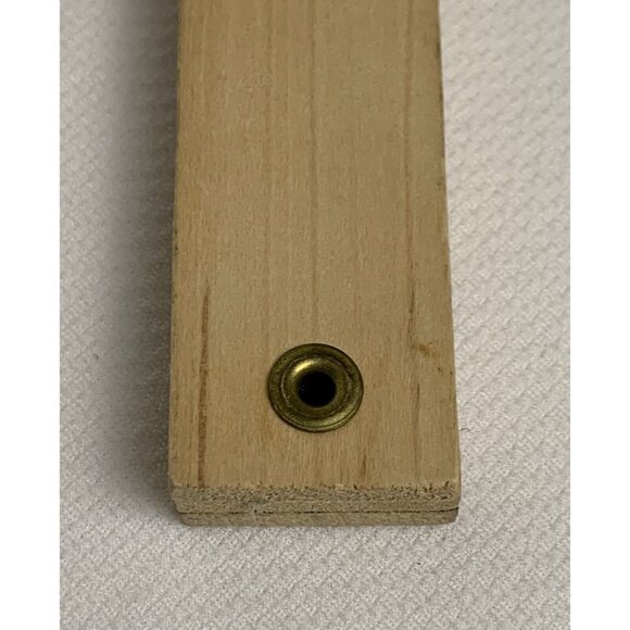 Vintage Wooden Folding Yardstick 36" Everybody Needs Tupperware Ruler USA Made - Picture 5 of 11